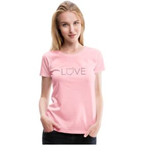 Women's premium LOVE OHIO T-shirt